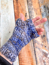 Load image into Gallery viewer, T Rex Mitt in light blue shown on a hand.
